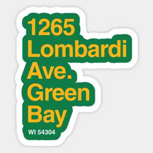 Green Bay Packers Football Stadium Sticker